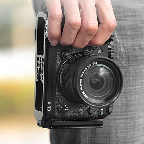 Giá đỡ cầm tay hình chữ L bằng kim loại kèm ốc vít 1/4 inch cho máy ảnh kỹ thuật số Fuji X-T3 XT3
 | BigBuy360 - bigbuy360.vn