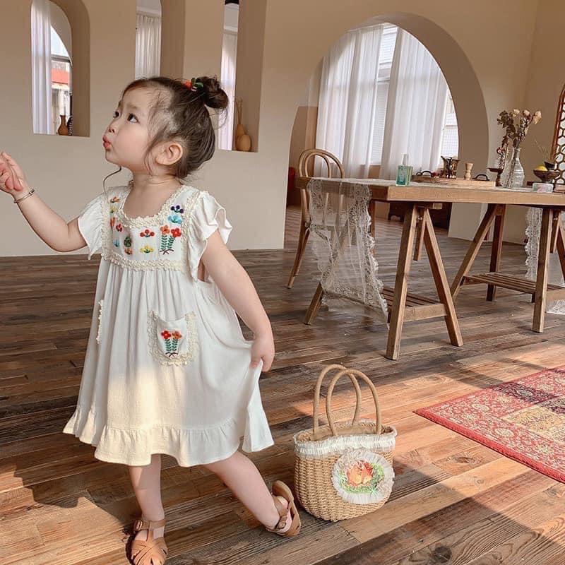 VÁY BÉ GÁI DỄ THƯƠNG XINH XẮN MÙA HÈ