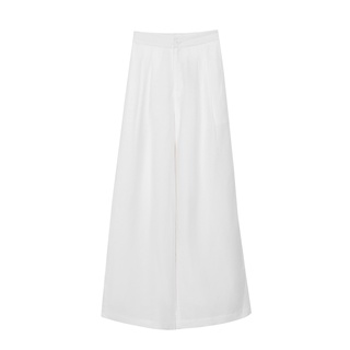 Tatichu - linen long wide leg pants - quần tây ống rộng vải linen