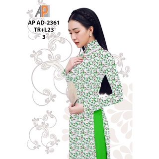 Vải áo dài hoa nhí