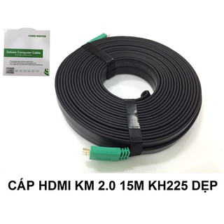 Cáp hdmi 2.0 Kingmaster dây dẹp từ 1.5m đến 20m , 10m KH 224, 15m KH 225, 20m KH 226