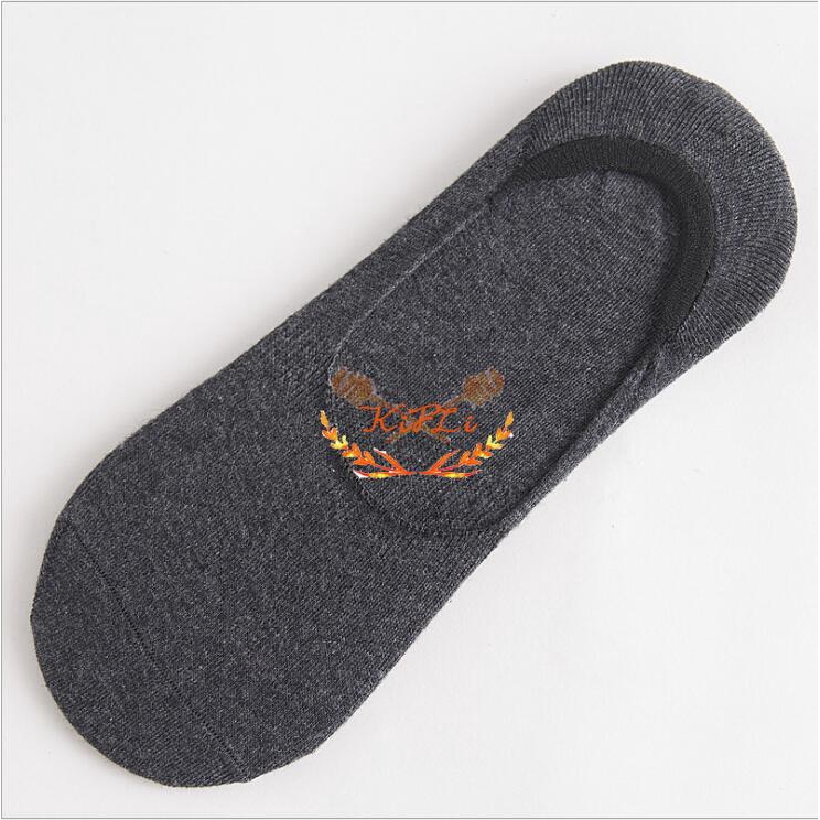 Vớ cổ thấp màu trơn chống trượt cho nam