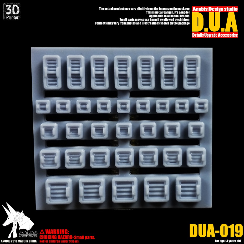 Phụ kiện mod ANUBIS - Chi tiết nhựa mô hình in 3D DUA019