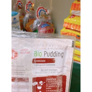 Bột pudding hữu cơ Ruf Đức 49g date 2023