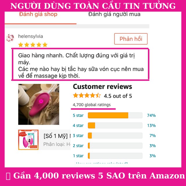 Máy Trị Tắc Tia Sữa Tại Nhà Lavie, Massage Thông Tia, Không Đau, Tự Làm Dễ Dàng, Ngừa Tắc Lại [8k/ Ngày Chính Hãng Mỹ]