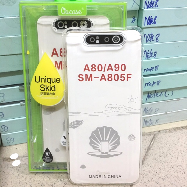 Ốp dẻo silicon Oppo A80/A90 trong suốt chống ố vàng