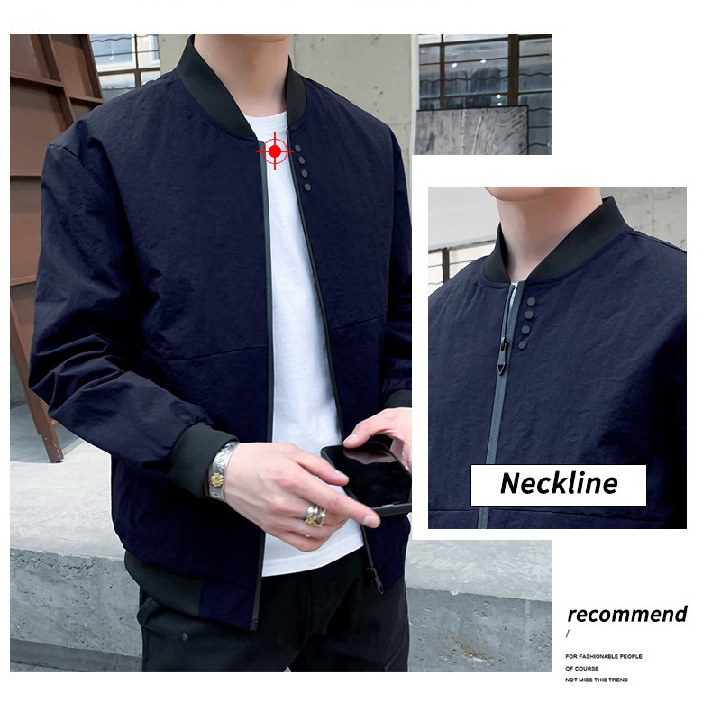 Men's fashion sun protection jacket casual long jacket M-4Xl | BigBuy360 - bigbuy360.vn