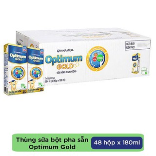 COMBO 24 HỘP SỮA BỘT PHA SẴN OPTIMUM GOLD 180ML