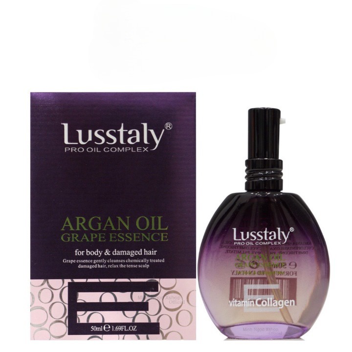 Tinh dầu dưỡng tóc móng mượt  Lusstaly Argan Oil 50ml