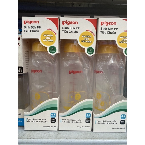 Bình sữa Pigeon 240ml cổ hẹp