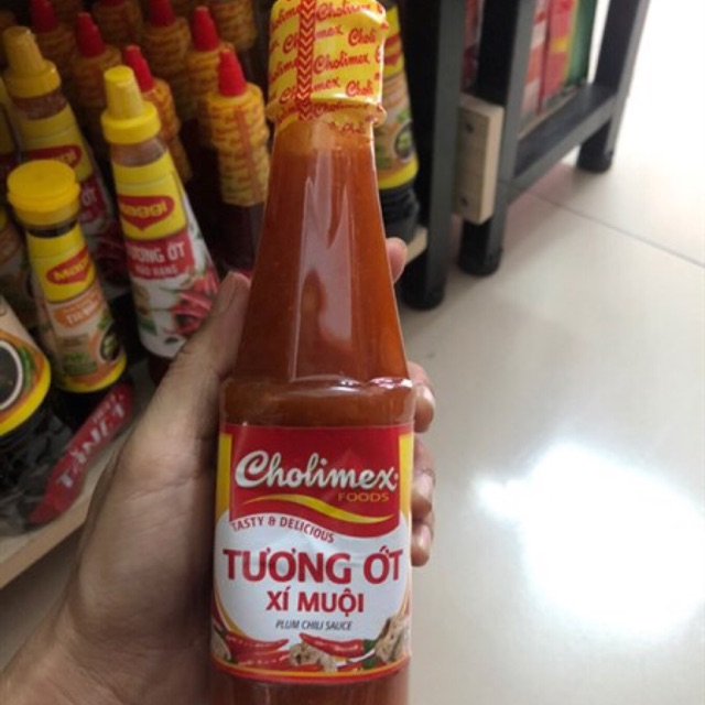 Tương ớt xí muội Cholimex Chai thủy tinh 270g