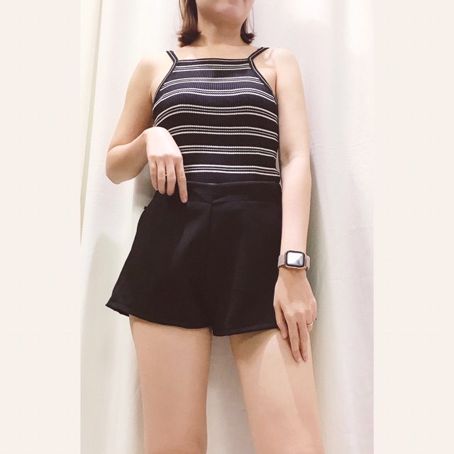 Áo len 2 dây nhiều màu+ quần short basic