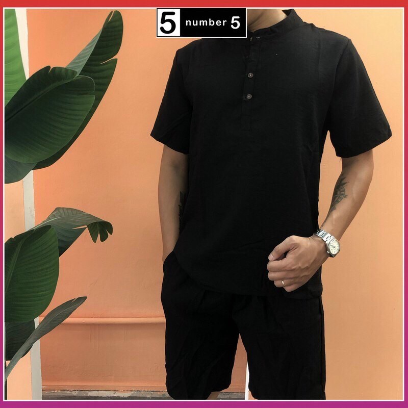 Bộ Đũi Nam, Vải Đũi Cao Cấp, Chất Liệu Đũi Xước Cho Cảm Giác Mặc Rất Thoải Mái, Lịch Sự Cho Anh Em- BN287 | BigBuy360 - bigbuy360.vn