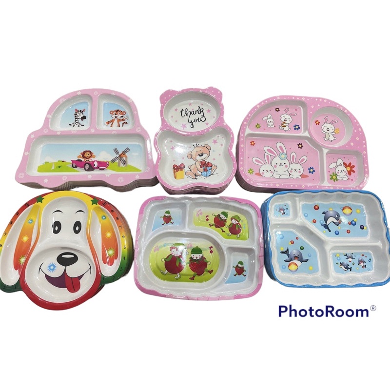 Khay Ăn Dặm Nhựa Melanine An Toàn Cho Bé