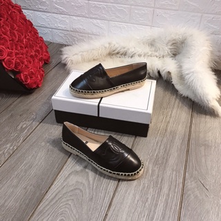 Giày Slipon da trần cói