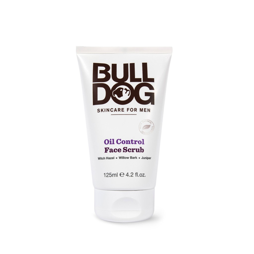 Tẩy Da Chết Bulldog Oil Control Face Scrub Cho Nam Da Dầu 125ml