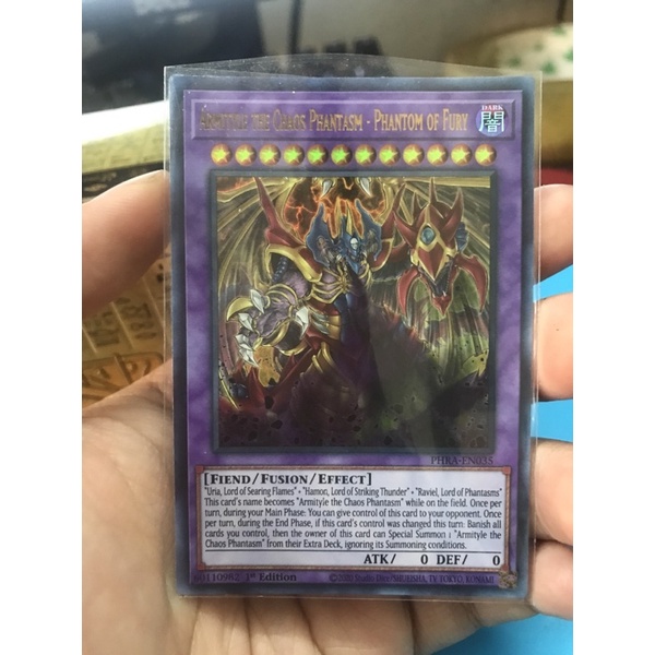 Thẻ bài Yugioh Armityle the Chaos Phantasm - Phantom of Fury - Ultra Rare
