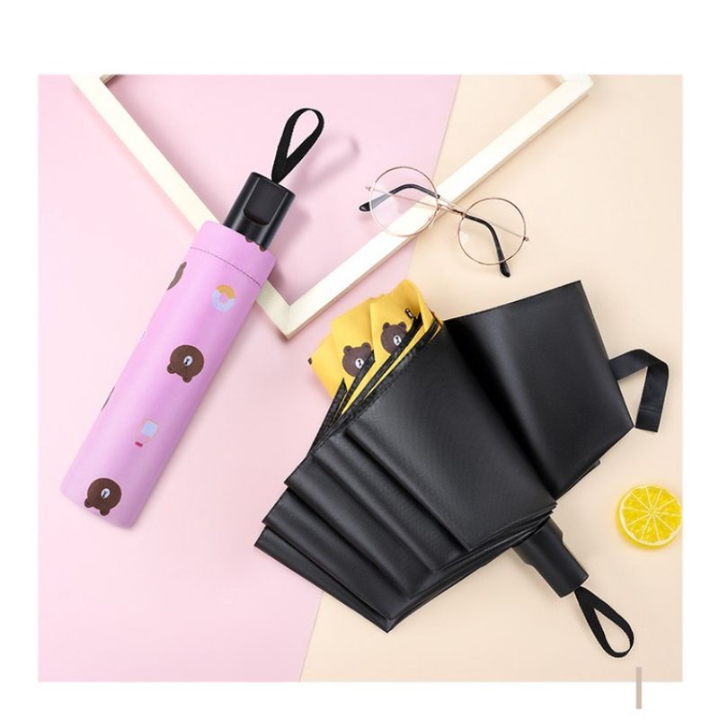 Ô Gấu chống tia UV gấp gọn