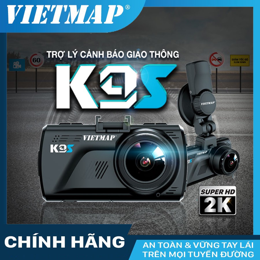 Camera hành trình Vietmap K9S + thẻ nhớ 32GB Class 10