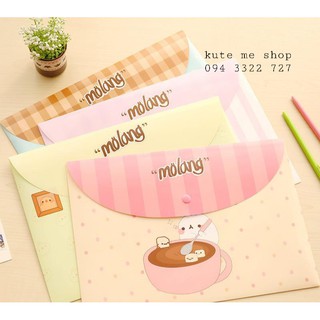 Bìa nhựa đựng hồ sơ Molang
