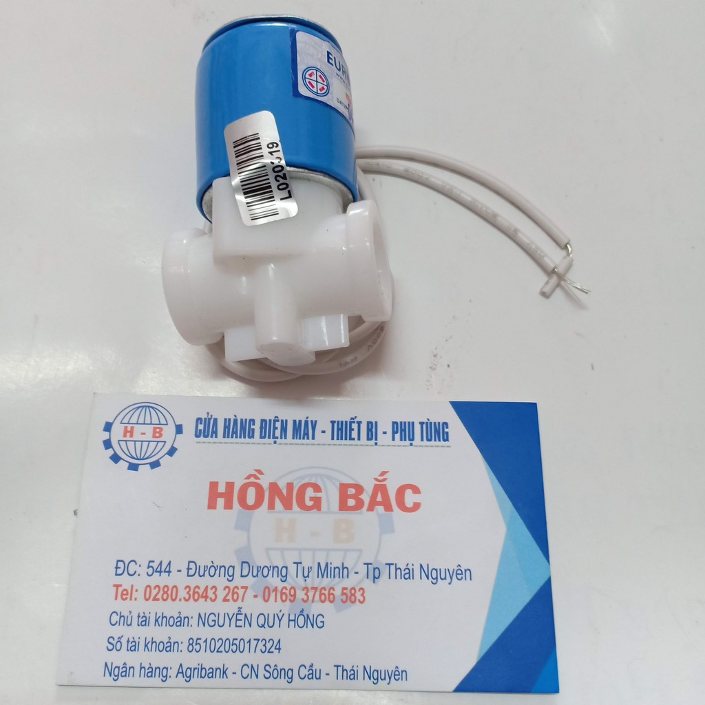 Van điện từ 24V máy lọc nước hai đầu ren trong 13mm