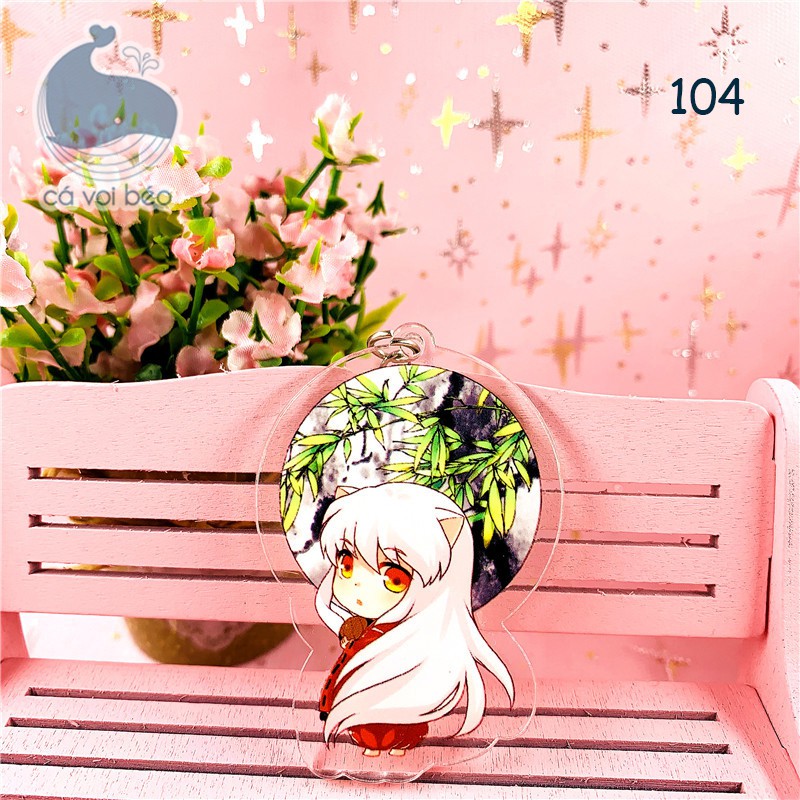 [SALE GIÁ XƯỞNG] Móc khóa  Inu Yasha (6cm) hàng loại 1 móc khóa anime manga mica acrylic