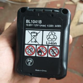 Pin makita 12v 4a max