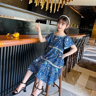 [SẴN, SHIP 24H] Áo đầm bé gái 8 tuổi (3 - 12 tuổi)☑️ đầm size đại mùa hè cho bé gái lớn 20kg 25kg 30kg 35kg 40kg