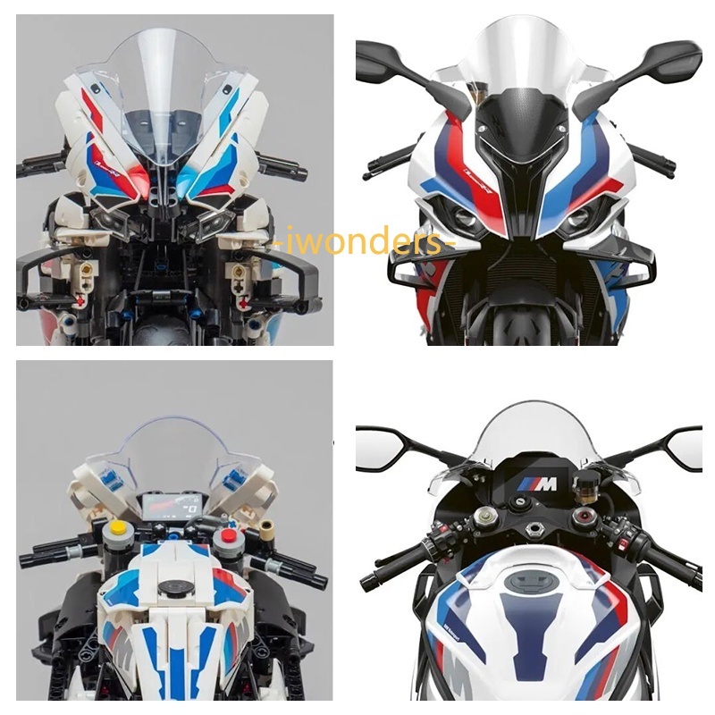 Set 1920 / 42130 Khối Lắp Ráp Xe Mô Tô BMW M 1000 RR MOC Kỹ Thuật Sáng Tạo Cho Bé Trai Kids education toys