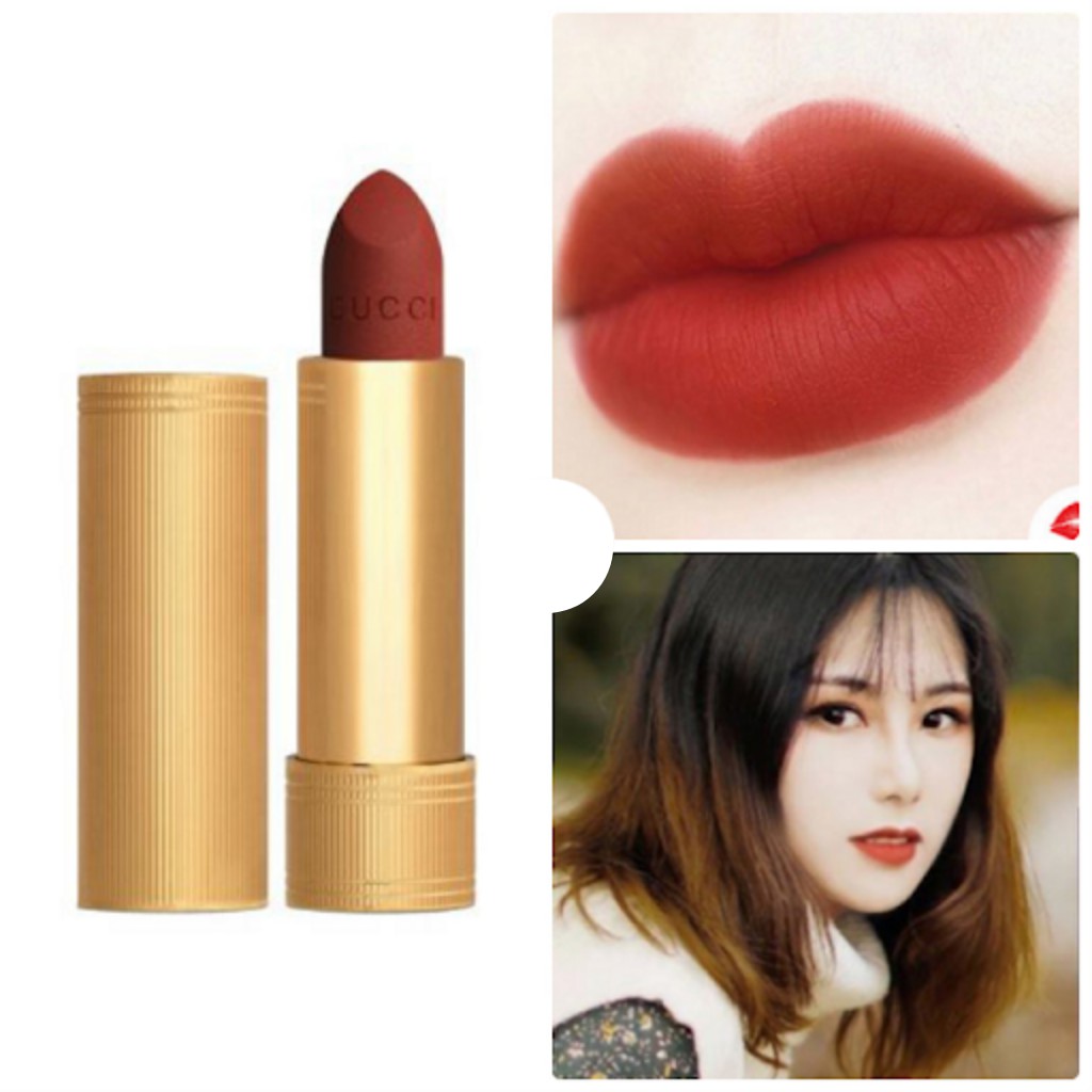 Son Gucci Rouge À Lèvres Satin Lipstick mini 1.3g cực hot