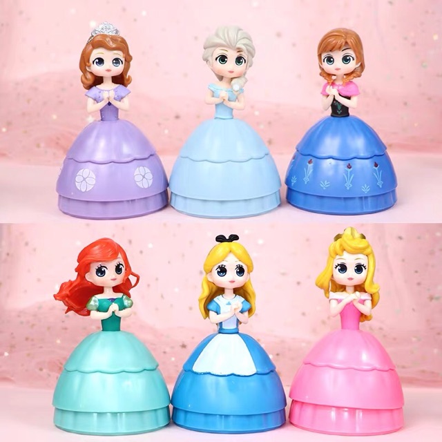 Có sẵn ✨Trứng Công Chúa Disney Suprise Egg ✨ Ariel Aurora Jasmine Rapunzel Alice Sophia ElsaAnna