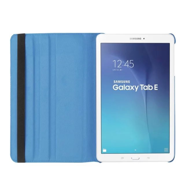 Ốp máy tính bảng bằng da xoay 360 độ cho Samsung Galaxy Tab E 9.6 T560 T561 T567