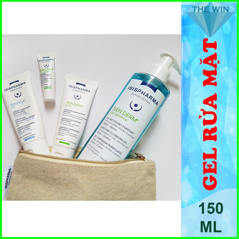 [CHÍNH HÃNG] [ GIÁ SỈ] TEEN DERM GEL ISIS PHARMA - Gel rửa mặt, giảm nhờn, ngừa mụn Date 2027 | BigBuy360 - bigbuy360.vn