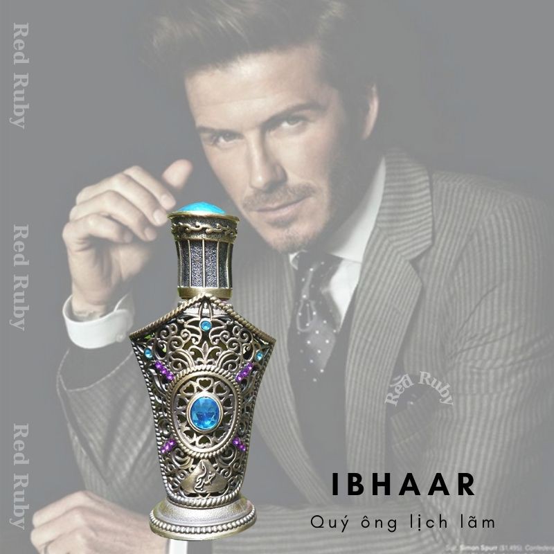 Mẫu dùng thử 4ml - Tinh dầu nước hoa Dubai nam IBHAAR 18ml mạnh mẽ cá tính- hàng nội địa - đẳng cấp phái mạnh