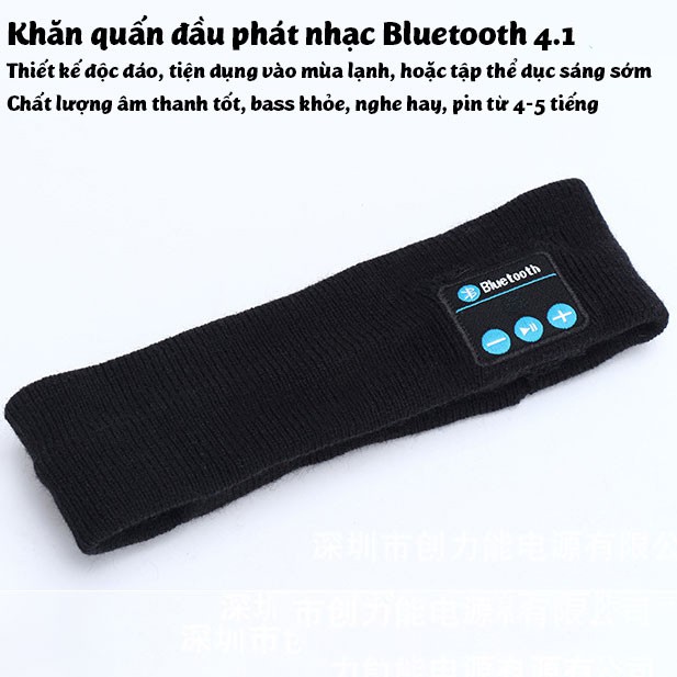 Khăn quấn đầu tai nghe Bluetooth Calion CL-Z3 nghe nhạc ấm tai | BigBuy360 - bigbuy360.vn
