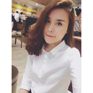 Áo sơ mi trắng uni basic