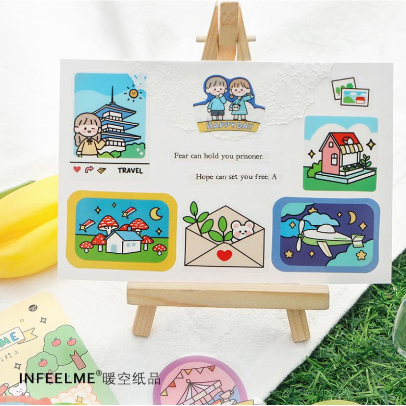 Bộ 20 sticker hình dán INFEEL.ME My dream | BSB131