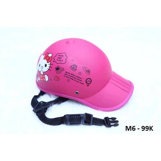 FREESHIP - NÓN BẢO HIỀM KITTY LƯỠI TRAI CHO NGƯỜI LỚN