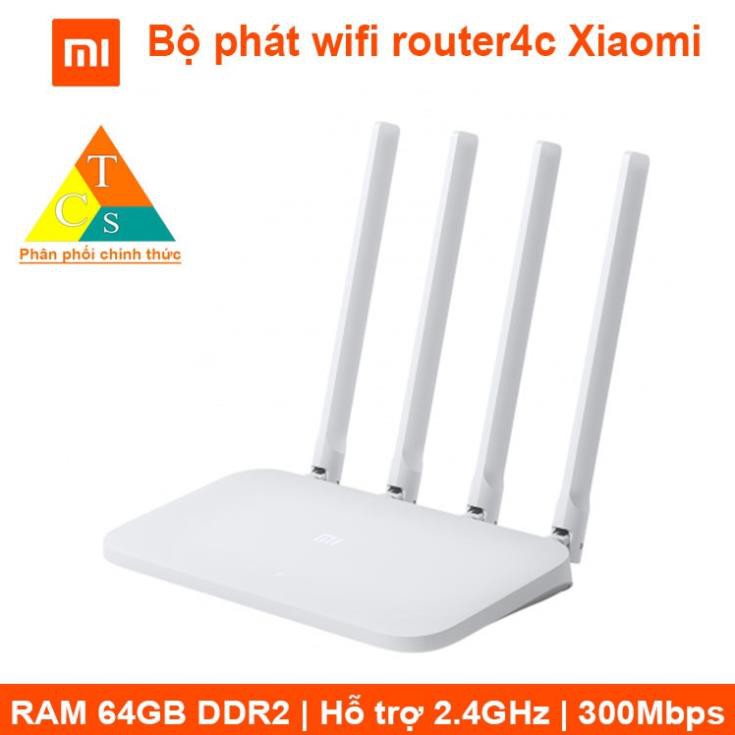 Bộ phát wifi router 4c Xiaomi Modem WiFi Xiaomi 4C 4 Râu Router R4CM 💝 Freeship 💝 Bộ phát wifi thông minh