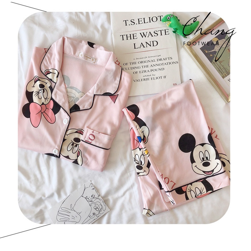 Bộ Ngủ Nữ Dài Tay | HÀNG MỚI VỀ | Bộ Pijama chất đẹp họa tiết SIÊU HOT ❤️ | BigBuy360 - bigbuy360.vn