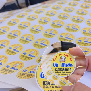 40 Tem dáng 5cm in theo yêu cầu