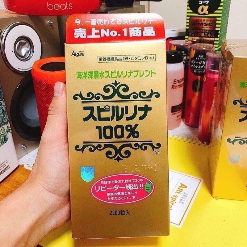 Tảo xoắn Spirulina tem đỏ date xa (2023) | BigBuy360 - bigbuy360.vn
