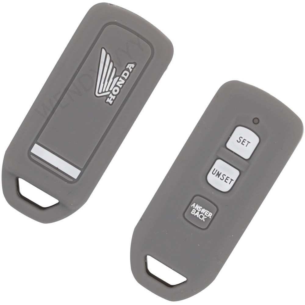 Vỏ Bọc Chìa Khóa Điều Khiển Từ Xa 3 Nút Bằng Silicone Cho Xe Máy Honda Scoopy Vario 125