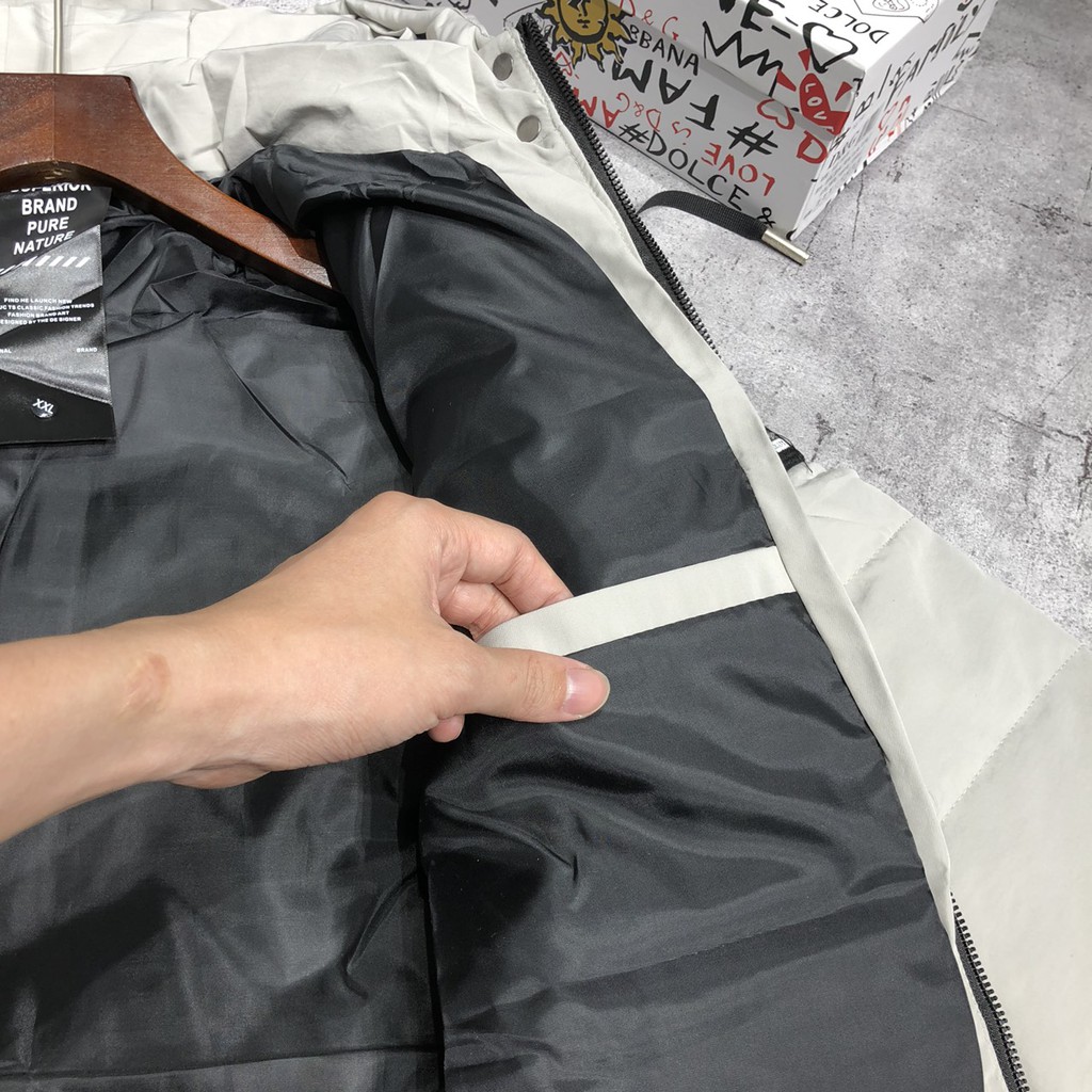Áo khoác phao nam MŨ RỜI bigsize đại hàn cao cấp APHA11 - 901