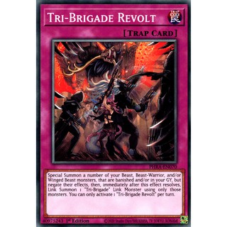 [ Zare Yugioh ] Lá bài thẻ bài Yugioh PHRA-EN070 Tri-Brigade Revolt