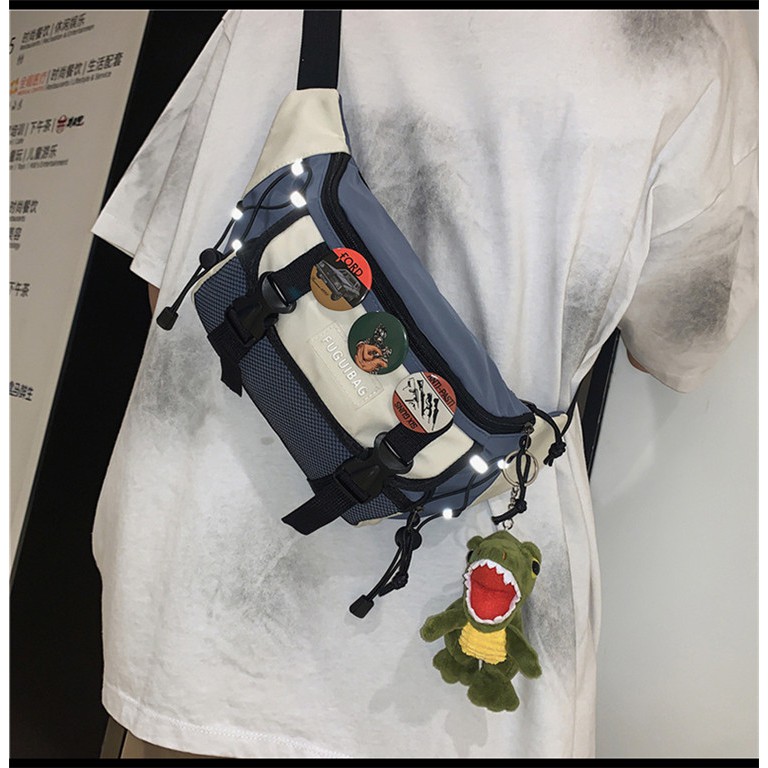 Túi Đeo Chéo Unisex Túi Bao Tử Nam Nữ Đeo Ngực Bụng Thời Trang Street Năng Động Yourwish TD313 Phong Cách Hiện Đại
