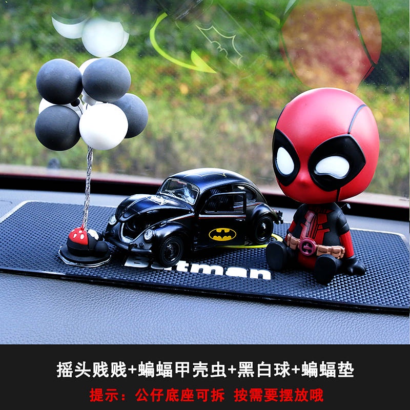 Mô hình nhân vật người dơi hoạt hình sáng tạo trang trí bảng điều khiển xe hơi