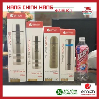 Bình giữ nhiệt elmich 500ml, 750ml, 1000ml , bình giữ nhiệt elmich nhập khẩu, giữ nhiệt 24h
