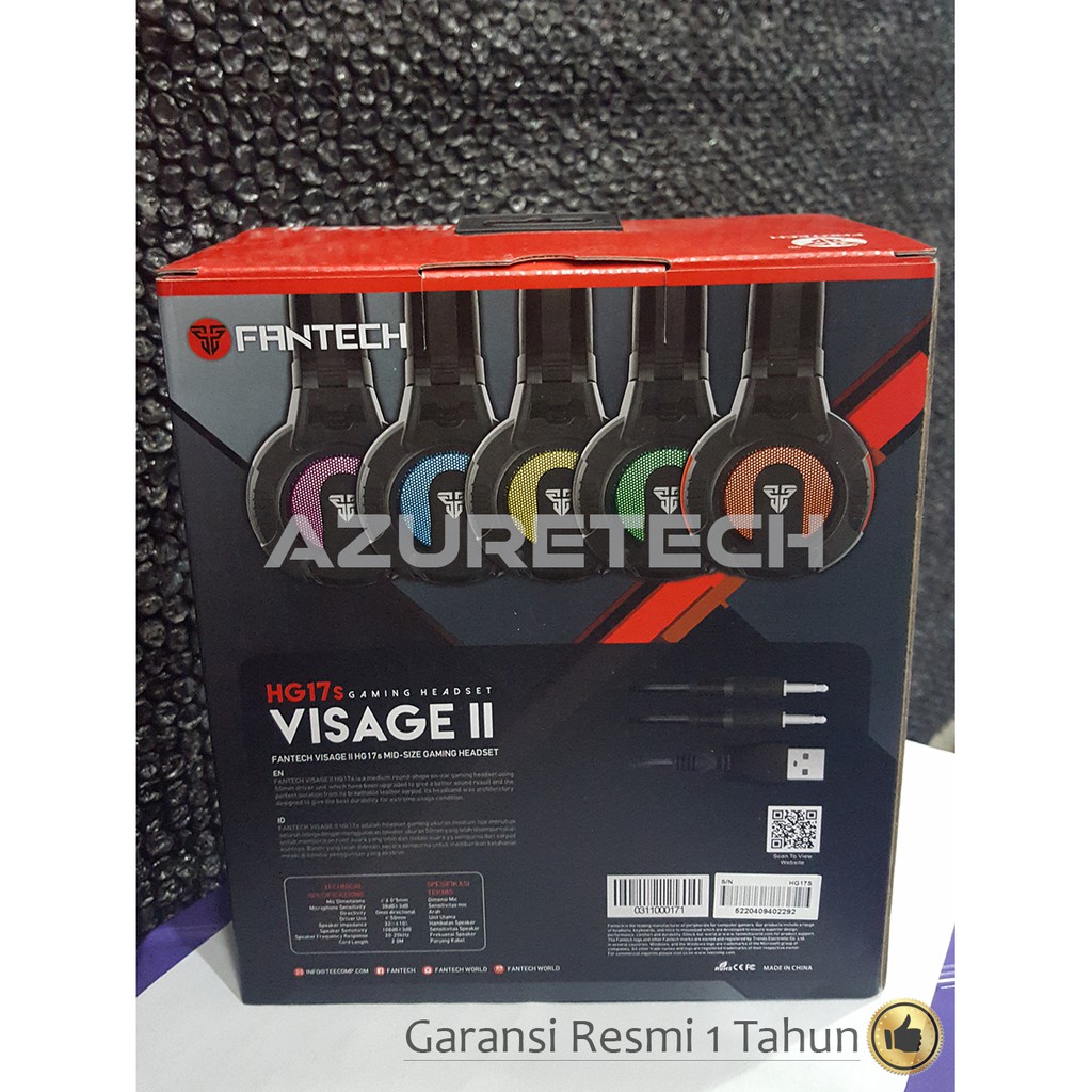 Tai Nghe Chơi Game Fantech Hg-17s / Hg17s Visage Ii Rgb Chất Lượng Cao