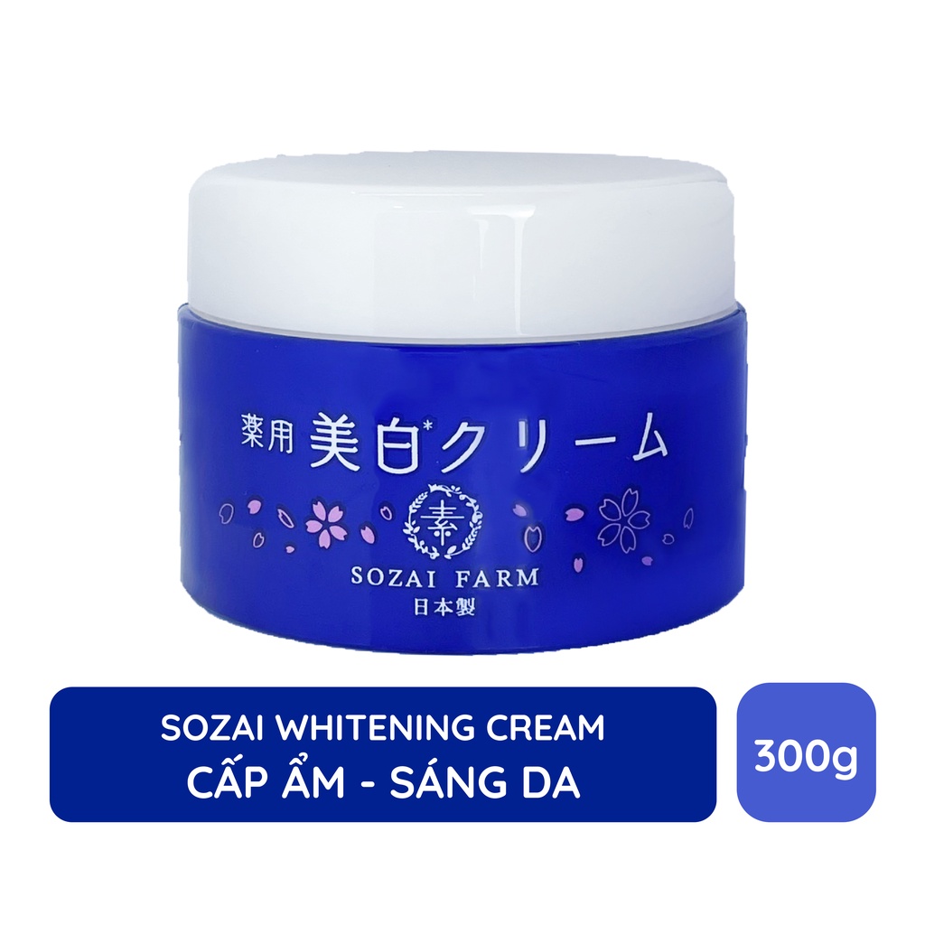 Kem dưỡng trắng da whitening cream Sozai Farm Nhật Bản